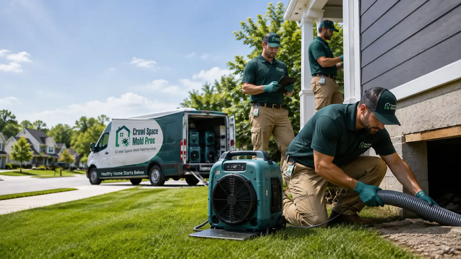 Crawl Space Mold Removal in White Sulphur Springs, MT